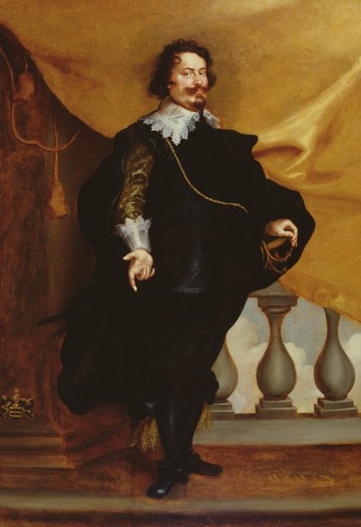 Portrait of an Aristocrat by Frans Luyckx or Leux